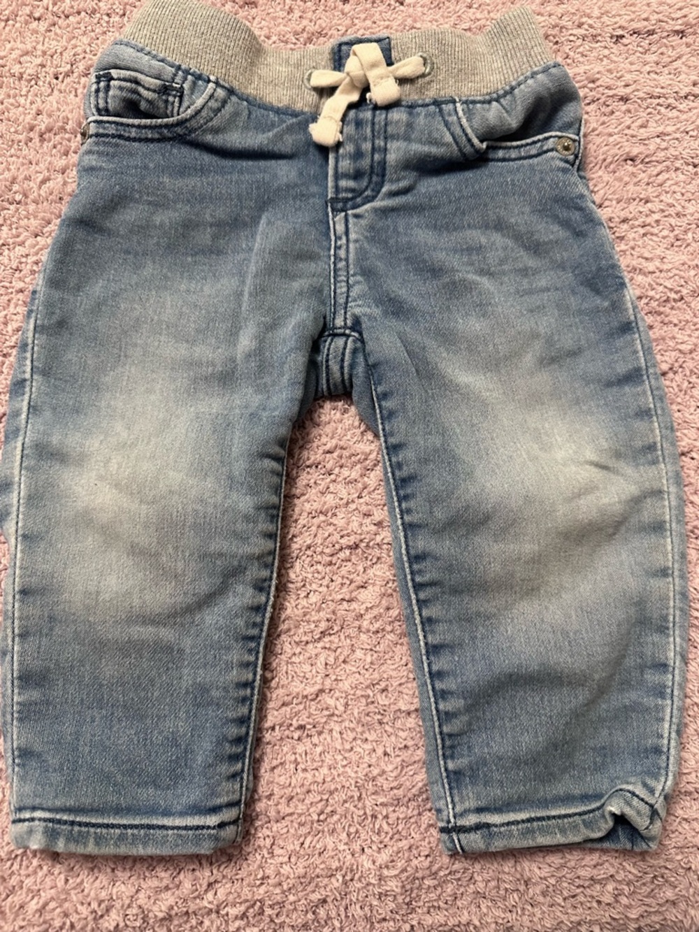 GAP Baby Denim Jeans 6–12M Easy Slim Pull-On